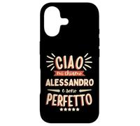 Carcasa para iPhone 17 Alessandro Idea Regalo Personalizzata Nome Divertente