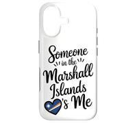 Carcasa para iPhone 17 Alguien En Las Islas Marshall Me Ama La Bandera del Corazón