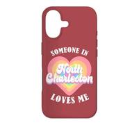 Carcasa para iPhone 17 Alguien en North Charleston me ama corazón