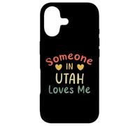 Carcasa para iPhone 17 Alguien en Utah me ama Retro USA State US