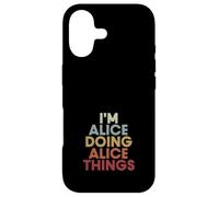 Carcasa para iPhone 17 Alice Name Alice Personalized Name First Given