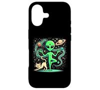 Carcasa para iPhone 17 Alien Haciendo un Yoga - Yoga Pose - Espacio - Plancton