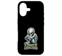 Carcasa para iPhone 17 Alien Lover Divertido Alien Lindo Alien EMO Alien Triste Alien