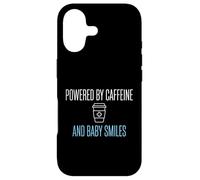 Carcasa para iPhone 17 Alimentado por cafeína y Sonrisas de bebé Enfermera posparto