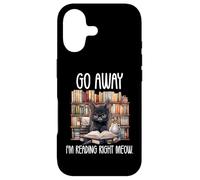 Carcasa para iPhone 17 All I Need Are Cats & Books Theme Bookish Go Away Im Reading