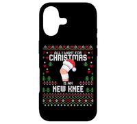 Carcasa para iPhone 17 All I Want For Christmas Is My New Knee Surgery Christmas Sweater