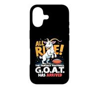 Carcasa para iPhone 17 All Rise The Fantasy Football Goat Has Arrived Men Women