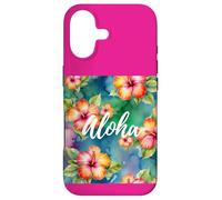Carcasa para iPhone 17 Aloha Hibiscus Flowers oahu maui Kauai Live pono Luna de Miel