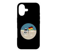 Carcasa para iPhone 17 Alunizaje Alemán Astronauta Alemán Luna