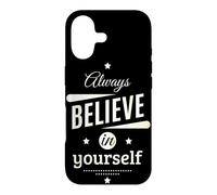 Carcasa para iPhone 17 Always Believe in Yourself Cool Graphic Inspirational Quotes