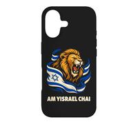 Carcasa para iPhone 17 Am Yisrael Chai León de Judá Bandera Israelí Inglés