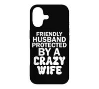 Carcasa para iPhone 17 Amable Esposo Protegido por una Esposa Loca