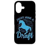 Carcasa para iPhone 17 Amante de los Caballos Make Mine A Draft Horse Caballo