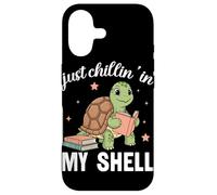 Carcasa para iPhone 17 Amante de los Libros Just Chillin In My Shell Turtle