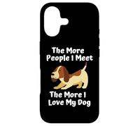 Carcasa para iPhone 17 Amante de los Perros, cuanta más Gente conozco, más Amo a mi Perro