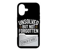 Carcasa para iPhone 17 Amante del Crimen Verdadero y Amante del Misterio sin Resolver