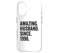 Carcasa para iPhone 17 Amazing Husband Since 1996 | 30 Aniversario de Boda 30 años