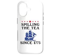 Carcasa para iPhone 17 America Spilling The Tea Since 1773 American History Teacher