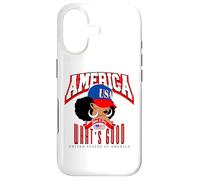Carcasa para iPhone 17 American Black & Sexy What's Good Afro USA Pride Design