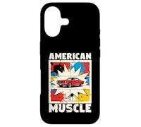 Carcasa para iPhone 17 American Muscle Car Lovers Comic Style Auto Mechanic