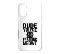Carcasa para iPhone 17 Amigo, Eres una Maldita Imagen de Gato sorprendido por Meowt