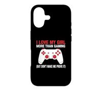 Carcasa para iPhone 17 Amo a mi Chica más Que Jugar Pero no me Hagas demostrarlo