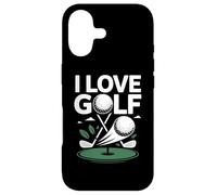 Carcasa para iPhone 17 Amo la pasión del Golfista Aficionado al Golf