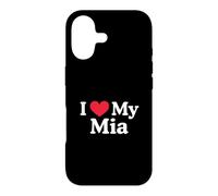 Carcasa para iPhone 17 Amo mi corazón MIA Love MIA