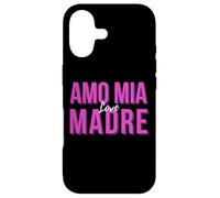 Carcasa para iPhone 17 Amo MIA Madre I Love My Italian Mom Regalo Festa Della Mamma
