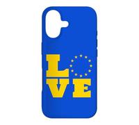 Carcasa para iPhone 17 Amor Bandera UE Europa Unión Europea Anti Brexit