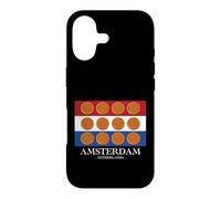 Carcasa para iPhone 17 Amsterdam Netherlands Stroopwafel Foodie Vintage Souvenir