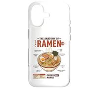 Carcasa para iPhone 17 Anatomía del Ramen Comida Japonesa Retro Gastronomía Estética