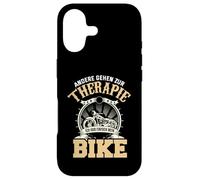 Carcasa para iPhone 17 Andere Gehen Zur Therapie Ich Hab Einfach Mein Bike
