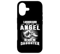 Carcasa para iPhone 17 Angel He Sent Me My Daughter For Dad Funny Fathers Day