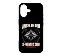 Carcasa para iPhone 17 Ángel o OVNI 8 Estrellas Puntiagudas desclasificado UAP Ezequiel Wheel