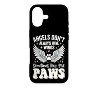 Carcasa para iPhone 17 Angels Don't Always Have Wings Sometimes They Have Paws