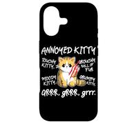 Carcasa para iPhone 17 Angry Cat - Moody Annoyed Kitty - Talla - Bonito Gato