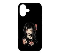 Carcasa para iPhone 17 Anime Horror Chica Estética Suave Grunge Waifu Chica Japonesa