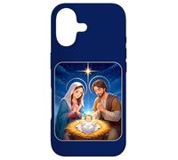 Carcasa para iPhone 17 Anime Nativity Christmas Design - Kawaii Manger Scene Art
