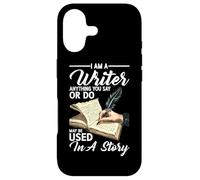 Carcasa para iPhone 17 Anything You Say Or Do May Be Used In A Story | |-