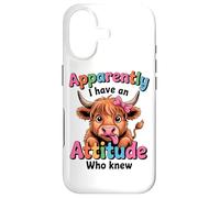 Carcasa para iPhone 17 Aparentemente Tengo una Actitud Que sabía