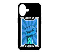 Carcasa para iPhone 17 Apoyo Squad Adicción Recuperación Conciencia Sobriedad