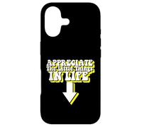 Carcasa para iPhone 17 Apreciate The Little Things In Life - Broma Divertida para Adultos
