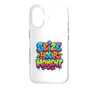 Carcasa para iPhone 17 Aprovecha tu Momento Retro Estética Vibrante
