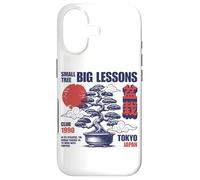 Carcasa para iPhone 17 Árbol bonsái japonés Vintage con Sol Rojo Tokio Japón Zen