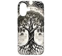 Carcasa para iPhone 17 Árbol de la Vida del Nudo Celta sobre los mitos nórdico Yggdrasil Viking