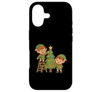 Carcasa para iPhone 17 Árbol Decorativo de Elfos de Navidad