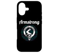 Carcasa para iPhone 17 Armstrong Clan Escocesa Nombre Escudo de Armas Tartan