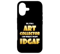 Carcasa para iPhone 17 Art Collector Costume Idgaf Meme Rare Fine Art Collections