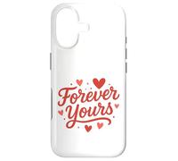 Carcasa para iPhone 17 Arte con Letras Forever Yours Heart